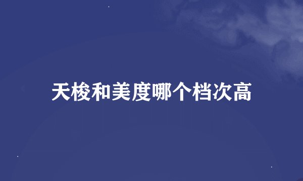 天梭和美度哪个档次高
