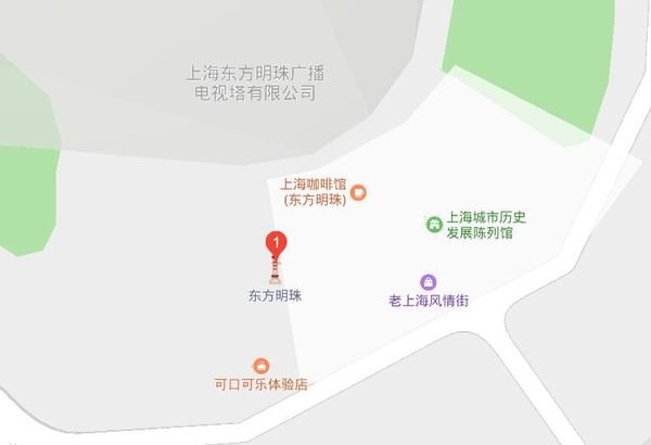 东方明珠在上海的什么位置