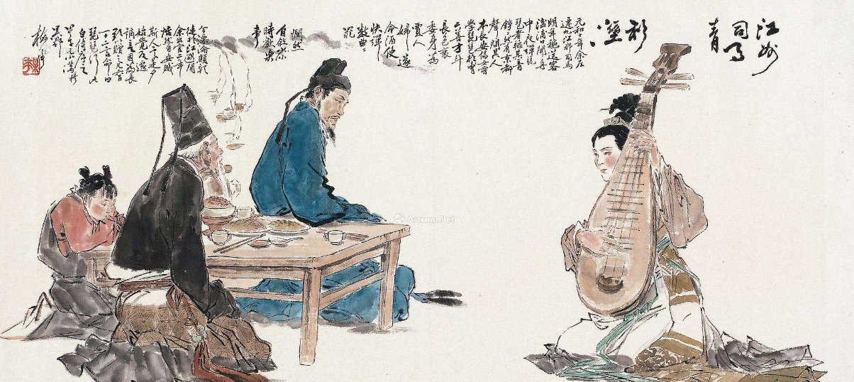 求琵琶行的分段及概括,要白话文的,谢谢