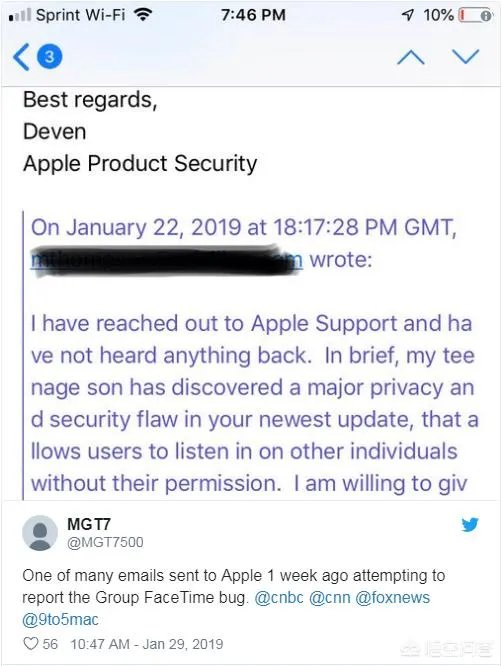 近日FaceTime曝出重大安全漏洞,苹果是否很早就知晓了这个问题?