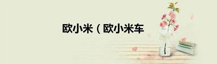 欧小米（欧小米车