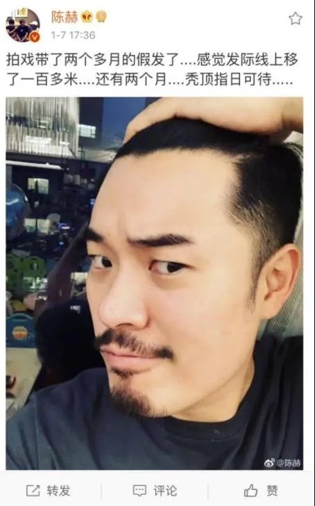 陈赫秃顶指日可待:网友这一句评论太魔鬼了吧
