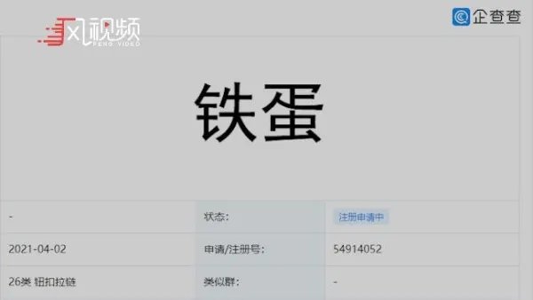 小米申请铁蛋商标,你是否看好小米进军食品行业?