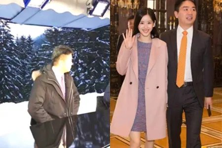 章泽天刘强东合影 在雪中高调秀恩爱