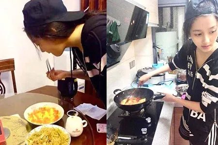 关晓彤想演打女 国民闺女在家素颜做饭曝光