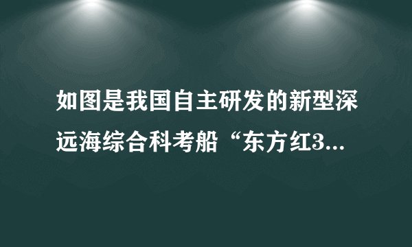 如图是我国自主研发的新型深远海综合科考船“东方红3号”。该船在行驶时,水下20米外的鱼群都感觉不到,其低噪音控制指标已达全球最高级别。下列关于“低噪音”的说法正确的是( )A.低噪音不是由振动产生的 B.低噪音不能传递能量C.液体中不能传播噪音 D.科考船“低噪音”是从声源处减弱了噪音