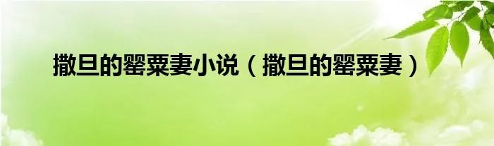 撒旦的罂粟妻小说（撒旦的罂粟妻）