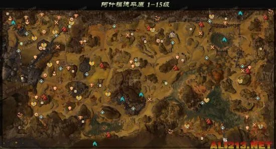 《激战2》世界地图