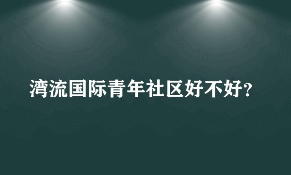 湾流国际青年社区好不好?