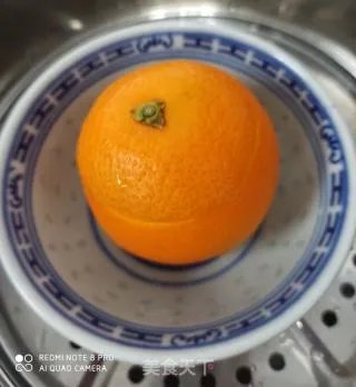 盐蒸橙子