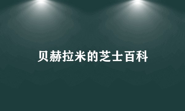 贝赫拉米的芝士百科