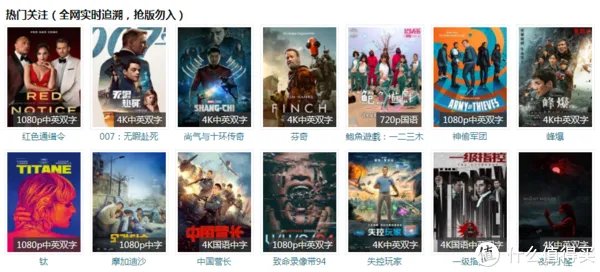 影视网站推荐 篇八:对高清4K片源有需求的,这几个网站,你可以收藏一下。