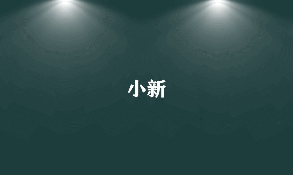 小新