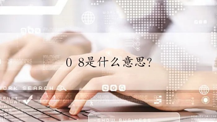 0 8是什么意思?