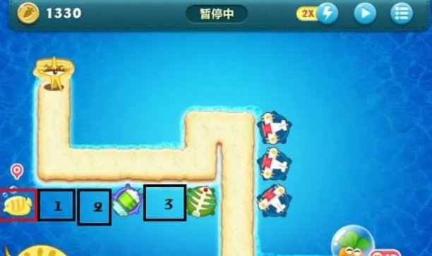 保卫萝卜深海第3关怎么过?