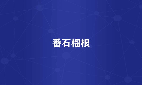 番石榴根