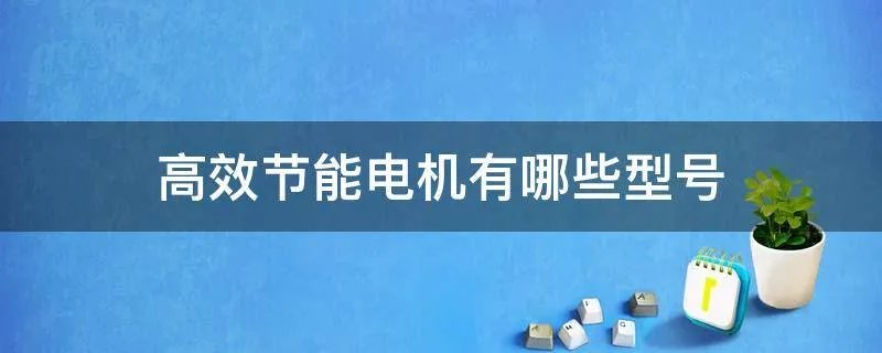 高效节能电机有哪些型号
