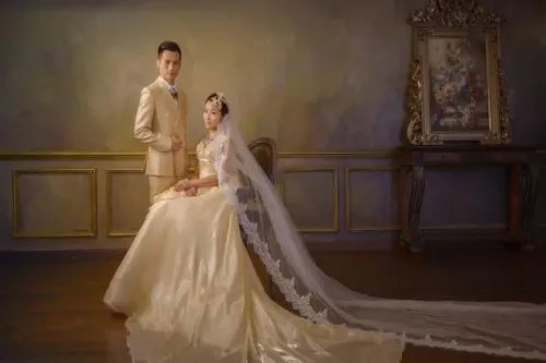 油画风格婚纱照欣赏 六种流行的婚纱照风格介绍