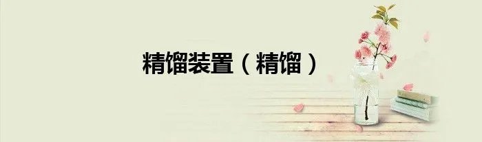 精馏装置(精馏)