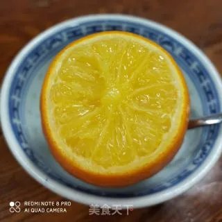 盐蒸橙子