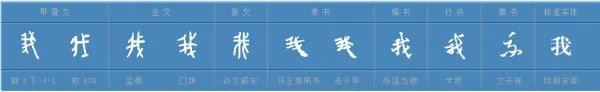 “我”字的繁体字怎么写?