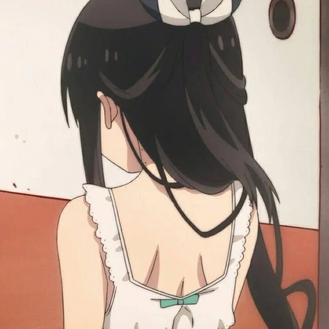 有没有唯美好看的女生背影插画图片？