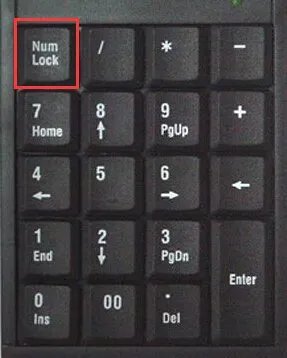 NUM LOCK？是 什么键呢？