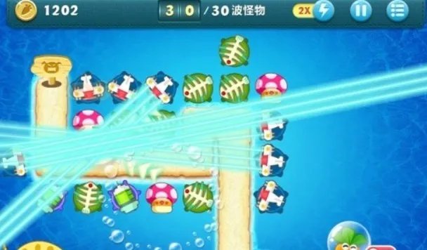 保卫萝卜深海第3关怎么过?