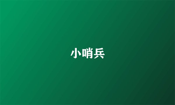 小哨兵