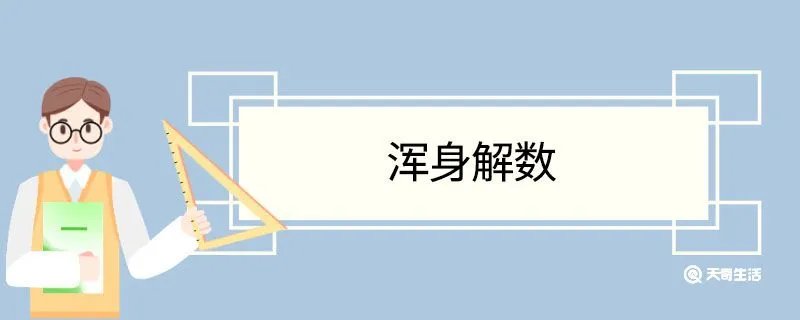 浑身解数造句