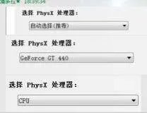 Physx应该怎样设置?