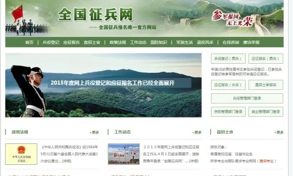 网上招兵网页
