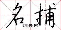 名捕