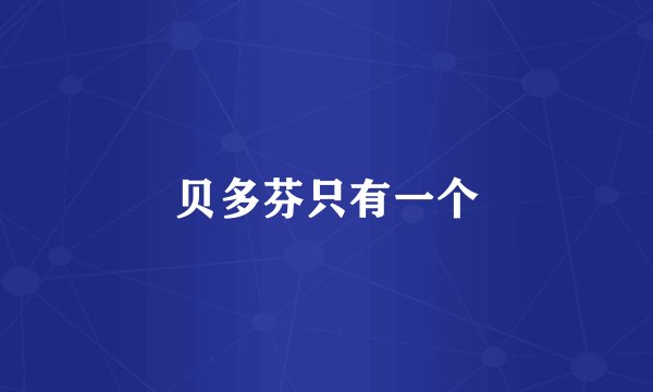 贝多芬只有一个