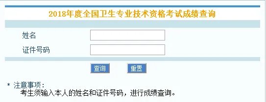 2018年主管护师考试成绩查询入口已开通
