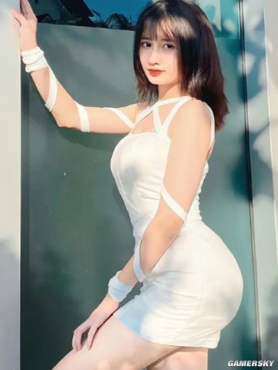 可爱风嫩模兼具好身材 00后越南Tiktok第一正妹