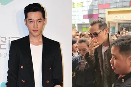 胡歌晒心形发际线 到哪儿都是爱你的形状