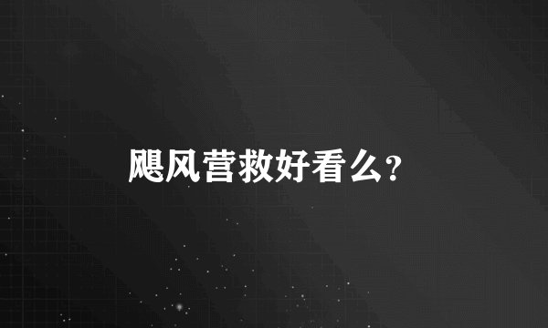飓风营救好看么？