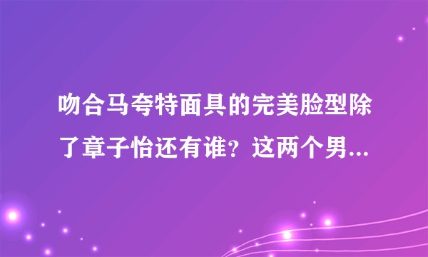 吻合马夸特面具的完美脸型除了章子怡还有谁？这两个男星也符合