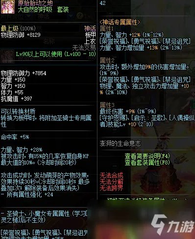 《DNF》极诣暗殿骑士攻略 装备选择推荐