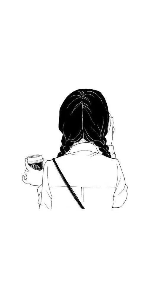 求唯美背影和非主流的女生头像？