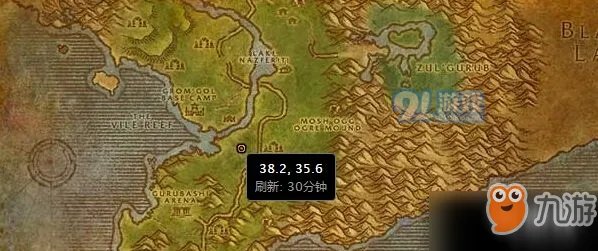 《魔兽世界怀旧服》邦加拉什攻略 坐标位置一览