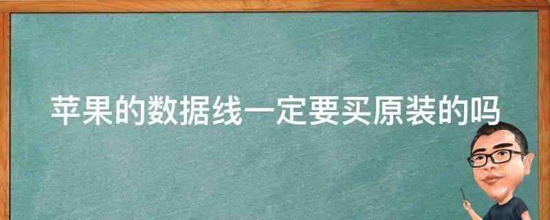 苹果的数据线一定要买原装的吗