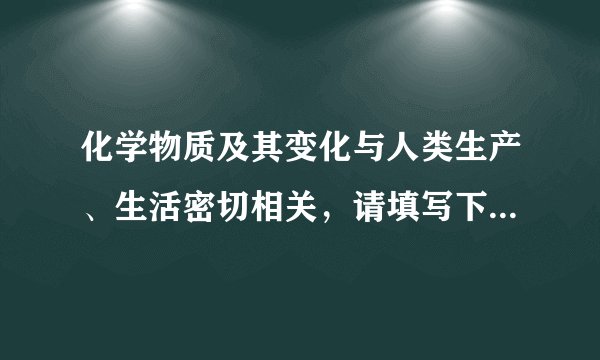 化学物质及其变化与人类生产、生活密切相关，请填写下列空格：现有氯化钠、氧气、木炭、硝酸铵四种物质，请用化学式填空：①可供给人类呼吸的是            。 ②可用于配制生理盐水的是            。③夏季烧烤常用作燃料的是            。④可用于自制“冰镇饮料”的是            。请写出下列化学变化的符号表达式：①水通电分解            。②加热铜丝            。③铁丝在氧气中燃烧            。
