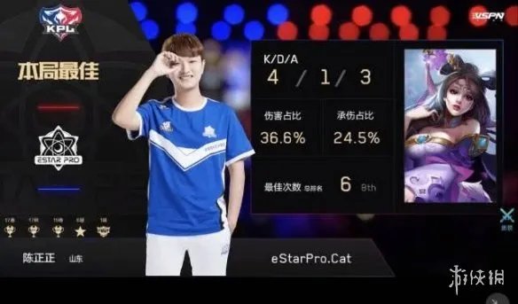 《王者荣耀》eStar八连胜 秋季赛赛况分享