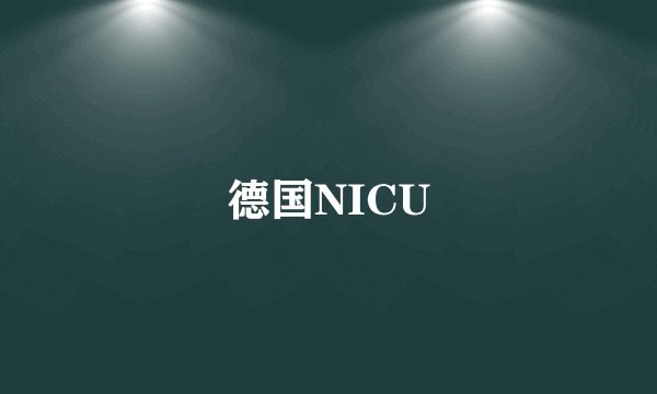 德国NICU