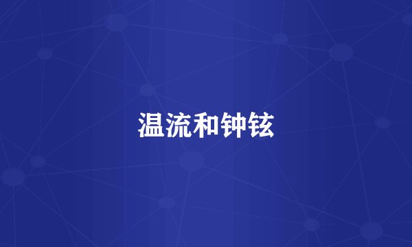 温流和钟铉