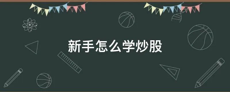 新手怎么学炒股