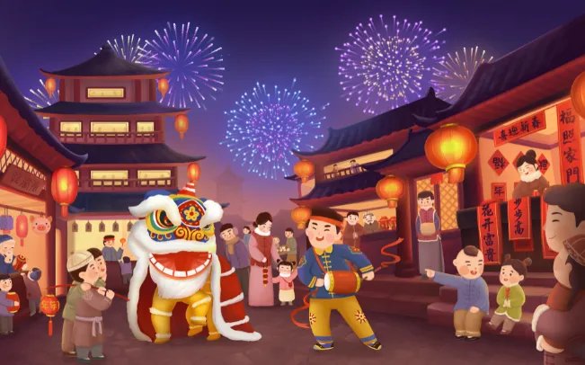 过年放鞭炮的来历