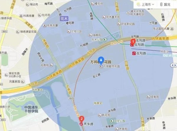 上海万邦都市花园地铁到吗